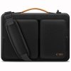 Pancerna Torba Tech-Protect Defender do Laptopa 13 14 cali Wodoodporna (MacBook NEO, Pro, Air 13) Black/Orange